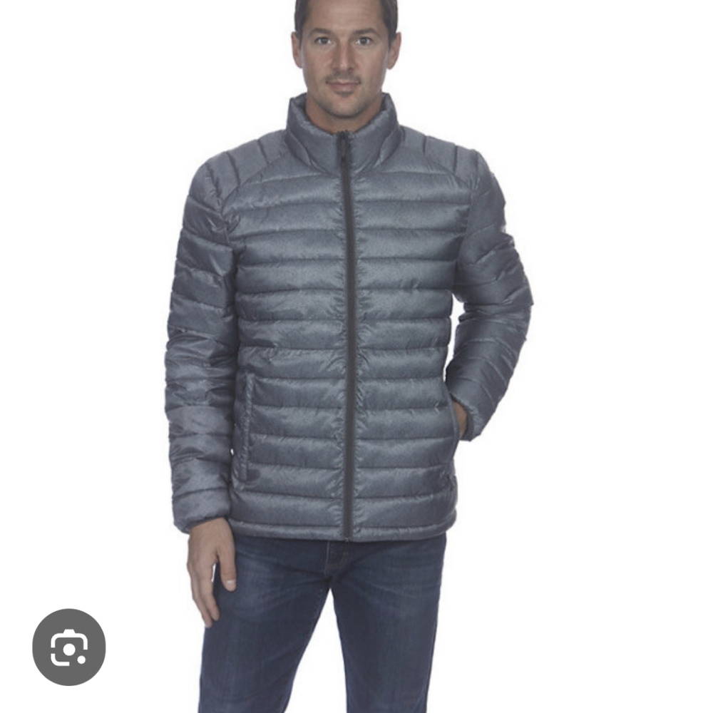 NEW ZeroXposur Men's Quilted Puffer Jacket - Nylon - Full Zip Front - XL